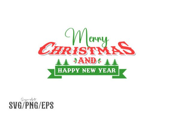 Funny Christmas and Happy New Year SVG for Graphics and Crafts