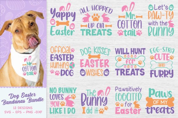 Funny Dog Easter Bandana Bundle Svg: Graphics & Crafts Review
