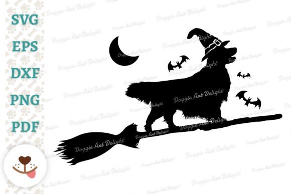 Funny Halloween Golden Retriever Dog Svg Graphics for Crafts