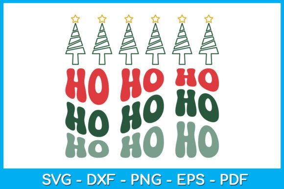 Funny Ho Ho Ho Christmas SVG Cut File for Graphics and Crafts