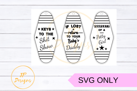 Funny Hotel Motel Keychain Quotes SVG Graphics in Crafts